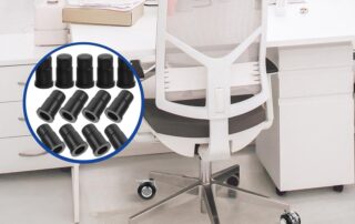 Caster Rubber Cap Socket Sleeve Inserts Wheel Protector Chair Leg Socket Rubber Insert