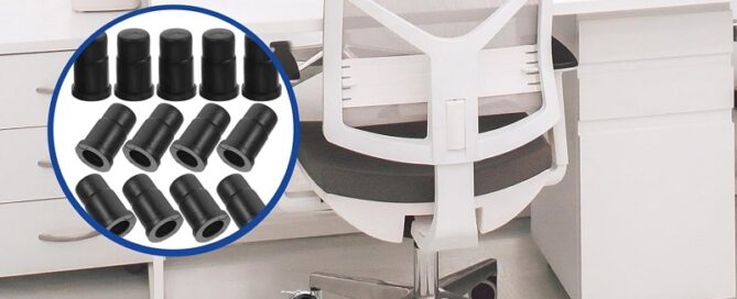 Caster Rubber Cap Socket Sleeve Inserts Wheel Protector Chair Leg Socket Rubber Insert