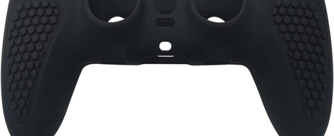 Controller Silicone Cover for PS5 Wireless Controller Silicone Edger Anti-Slip Protector Skin Thumb Grip Caps