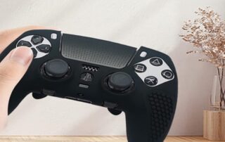 Controller Silicone Cover for PS5 Wireless Controller Silicone Edger Anti-Slip Protector Skin Thumb Grip Caps