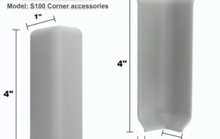 Cove Base Corner Tool Self-Adhesive Baseboard Corner Blocks Outer Corners Cove Base Rubber Moulding Trim