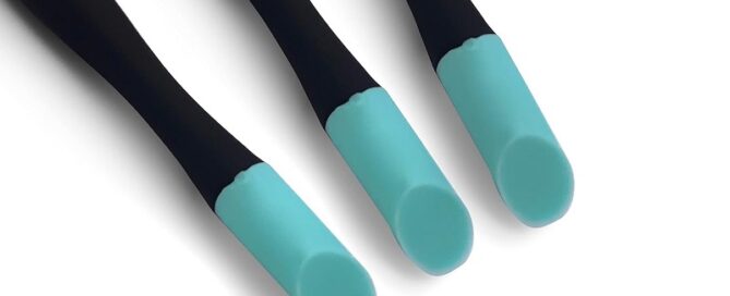 Cuticle Trimmer Pusher Remover Rubber Tip Gentle on Nail Bed Mini Rubber Silicone Polishers