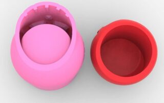 DIY Skull Flower Pot Silicone Mold Cement Flower Pot Abrasive Tools Concrete Skull Flower Vase Mold