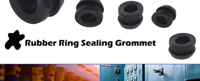 Diaphragm Rubber Seal Rubber Grommet Wire Protector Oil Resistant 6mm Inner Dia for Wiring Cable Protector