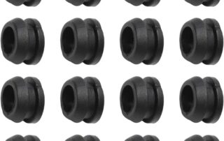 Diaphragm Rubber Seal Rubber Grommet Wire Protector Oil Resistant 6mm Inner Dia for Wiring Cable Protector