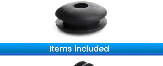 Diaphragm Rubber Seal Rubber Grommet Wire Protector Oil Resistant 6mm Inner Dia for Wiring Cable Protector
