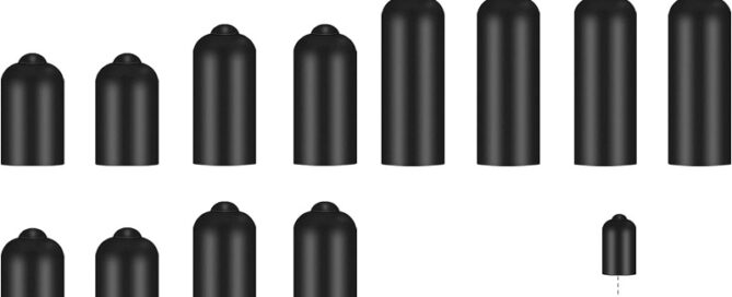 Dog Shock Collar Rubber Tips Training Rubber Tips Column Silicone Sleeves for Dog Bark Collar