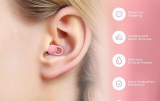 Ear Plugs for Sleeping Noise Cancelling Concert Ear Plugs Noise Reduction Earplugs for Sleeping