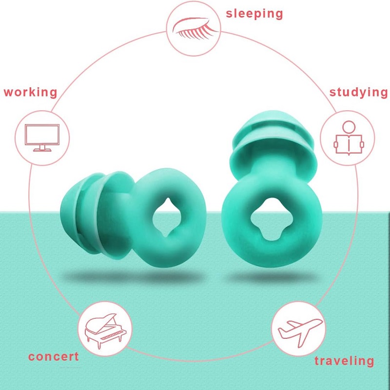 Ear Plugs for Sleeping Noise Cancelling Concert Ear Plugs Noise Reduction Earplugs for Sleeping