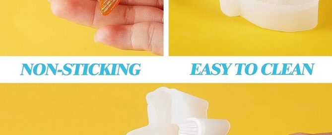 Fish Silicone Resin Molds Goldfish Pendant Epoxy Molds Fish Fondant Moulds for DIY Making Jewelry