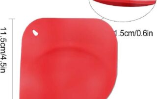 Flexible Silicone Pastry Dough Scraper Bowl Bread Scraper Spatula for Bread Dough