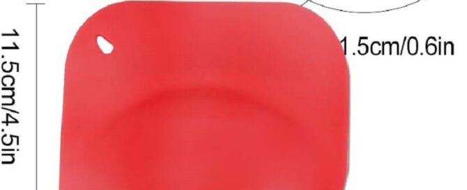 Flexible Silicone Pastry Dough Scraper Bowl Bread Scraper Spatula for Bread Dough