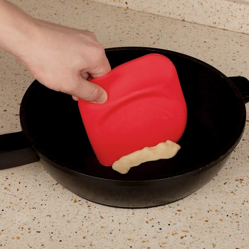 Flexible Silicone Pastry Dough Scraper Bowl Bread Scraper Spatula for Bread Dough