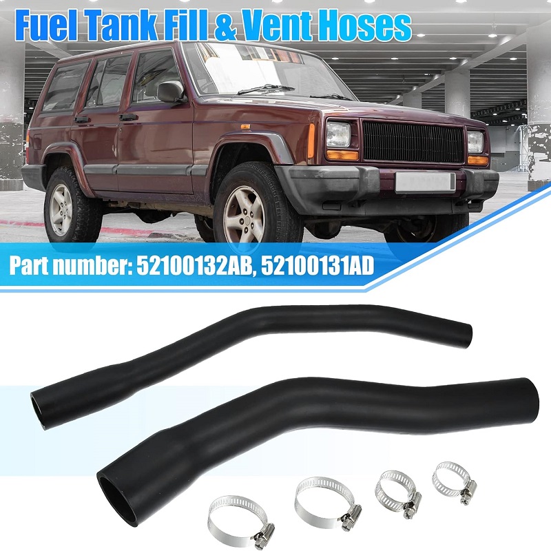 Fuel Fill and Vent Rubber Hose Fuel Tank Filler Rubber Pipe Hard Resistant Rubber Rubber Pipes For Cars