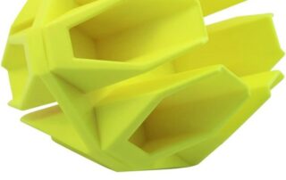 Ground Strike Hex Target Ball for Outdoor Shooting Durable Highly Visible Ball Rubber Mallet Target