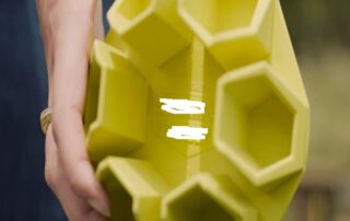 Ground Strike Hex Target Ball for Outdoor Shooting Durable Highly Visible Ball Rubber Mallet Target