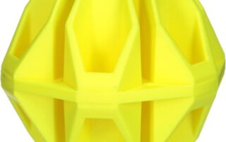 Ground Strike Hex Target Ball for Outdoor Shooting Durable Highly Visible Ball Rubber Mallet Target