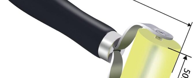 Hand Rubber Roller Rubber Brayer Roller Anti Slip Wallpaper Installation