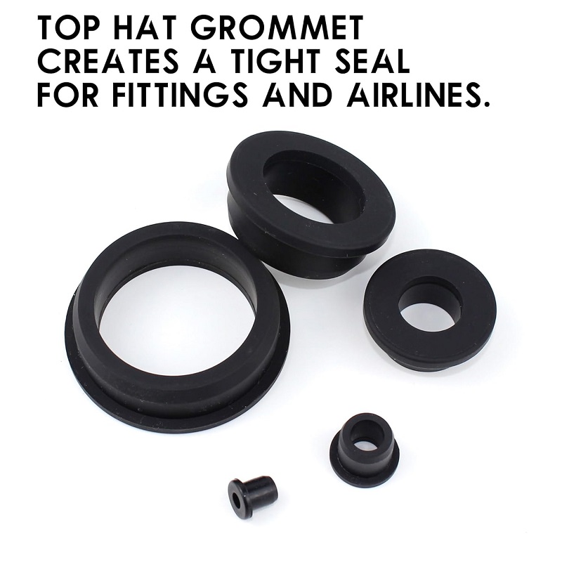 Metric Rubber Grommets Silicone Rubber Grommets for Wiring Small Top Hat Rubber Grommets