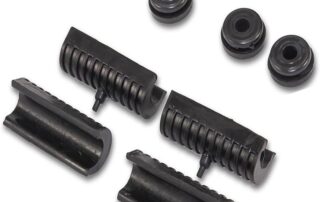 Motorcycle Seat Rubber Bumpers Rubber Grommet Support Cushion Fit for Harley Saddlebag Touring Street Glide