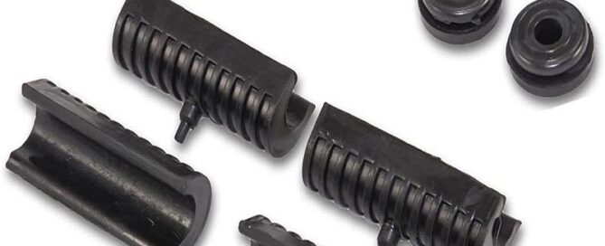 Motorcycle Seat Rubber Bumpers Rubber Grommet Support Cushion Fit for Harley Saddlebag Touring Street Glide