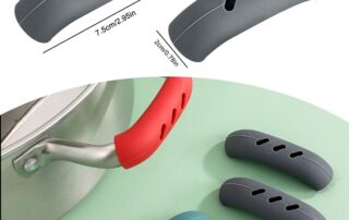 Non-slip pot Grip Handle Sleeve Hot Handle Holder Wok for Frying Pans Griddles