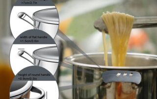 Non-slip pot Grip Handle Sleeve Hot Handle Holder Wok for Frying Pans Griddles