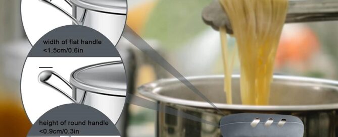 Non-slip pot Grip Handle Sleeve Hot Handle Holder Wok for Frying Pans Griddles