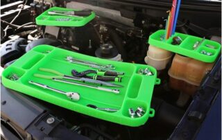 Northern Tool Rubber Mat Medium Rubber Tool Mat Tray Easily Pick Up Parts from Round-Bottom Compartments