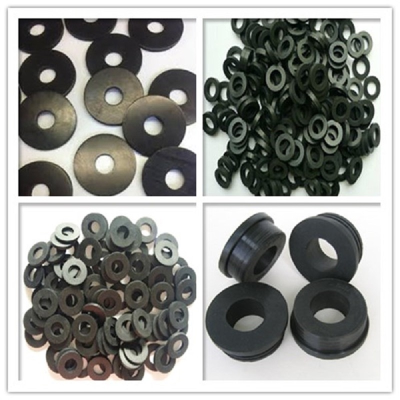 OEM Custom Moulded Food Grade NBR Silicone Natural EPDM Clear Round Flat Waterproof Rubber Gasket Rubber Seals