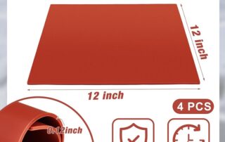 Plumbers Gasket Sheet Silicone Flexible High Temp sheet Heat Resistant Silicone Insulation Sheet