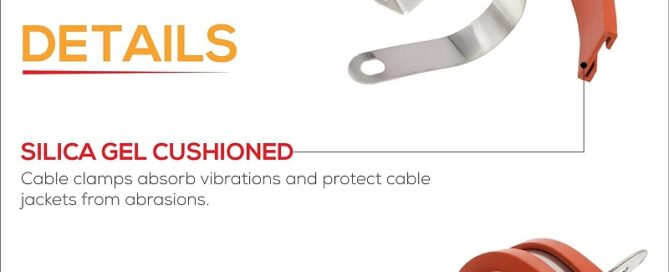 Rubber Cushioned Loop Clamps Stainless Steel Rubber Insulated Cushion P Clamps