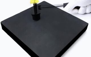 Rubber Dapping Block Jeweler's Rubber Bench Block Rubber Stamping Block for Hammering