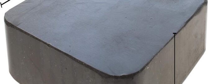 Rubber Dapping Block Jeweler's Rubber Bench Block Rubber Stamping Block for Hammering