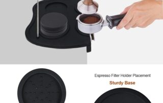 Rubber Hand Tamper Mat Coffee Tamper Pad Silicone Rubber Espresso Tamping Mat