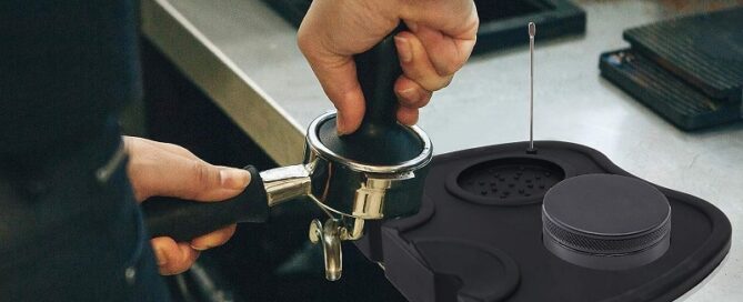 Rubber Hand Tamper Mat Coffee Tamper Pad Silicone Rubber Espresso Tamping Mat
