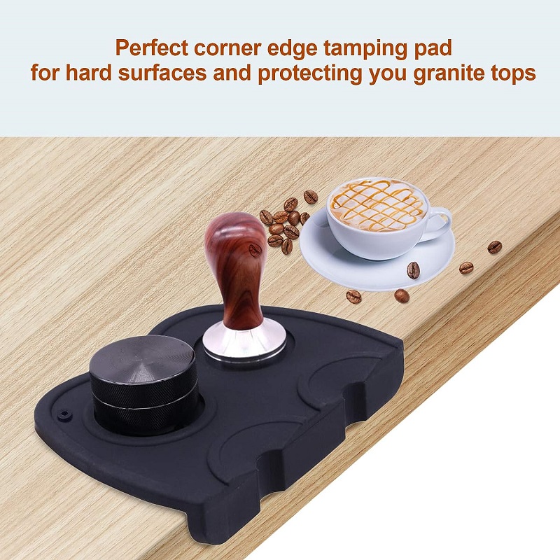 Rubber Hand Tamper Mat Coffee Tamper Pad Silicone Rubber Espresso Tamping Mat