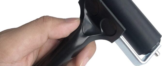 Rubber Roller Toolstation Rubber Roller for Printmaking Painting Applying Glue Construction Tools with Hard Rubber Drum