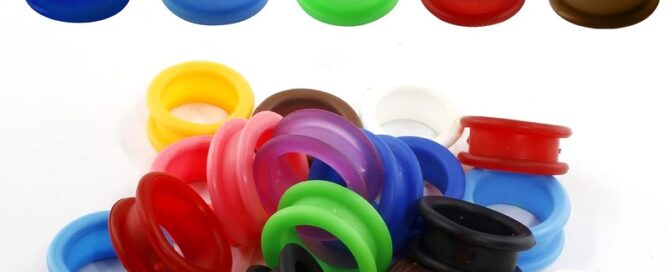 Rubber Shears Finger Inserts Ring Pet Rubber Shear Grips Inserts Finger Protector