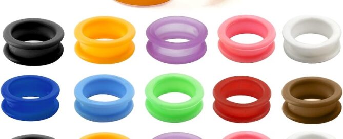 Rubber Shears Finger Inserts Ring Pet Rubber Shear Grips Inserts Finger Protector