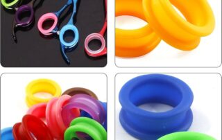 Rubber Shears Finger Inserts Ring Pet Rubber Shear Grips Inserts Finger Protector