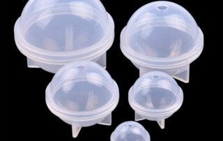 Rubber To Rubber Mold Release Sphere Ball Silicone Molds Casting Resin Pendant Earring Making Tools