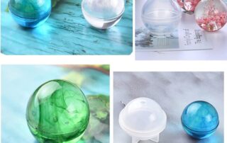 Rubber To Rubber Mold Release Sphere Ball Silicone Molds Casting Resin Pendant Earring Making Tools