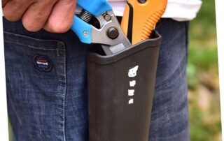 Rubber Tool Bag Garden Pruner Sheath Rubber Snap Sheath Rubber Shears Bag