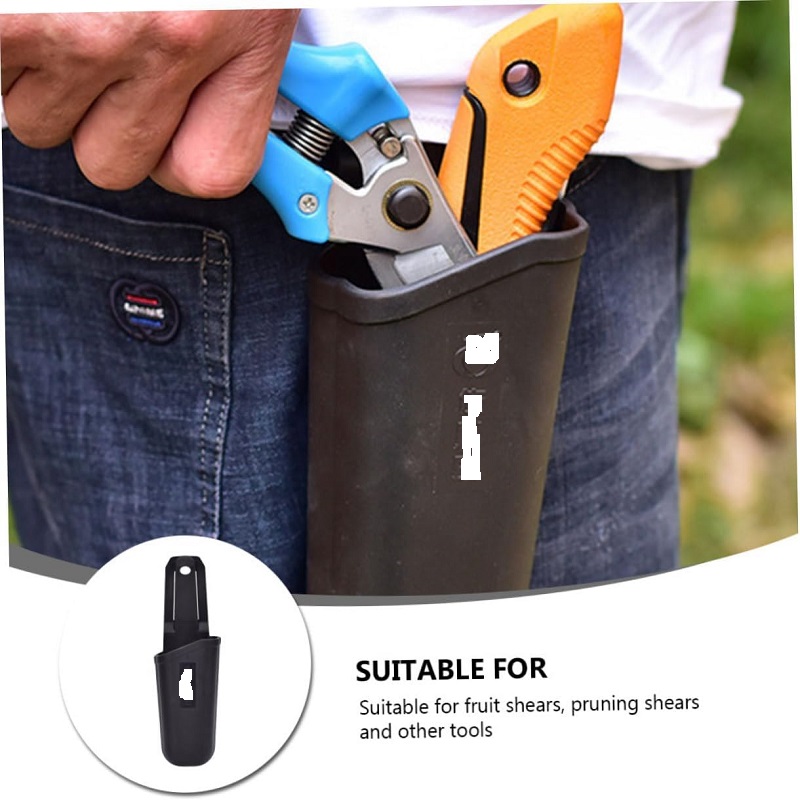 Rubber Tool Bag Garden Pruner Sheath Rubber Snap Sheath Rubber Shears Bag