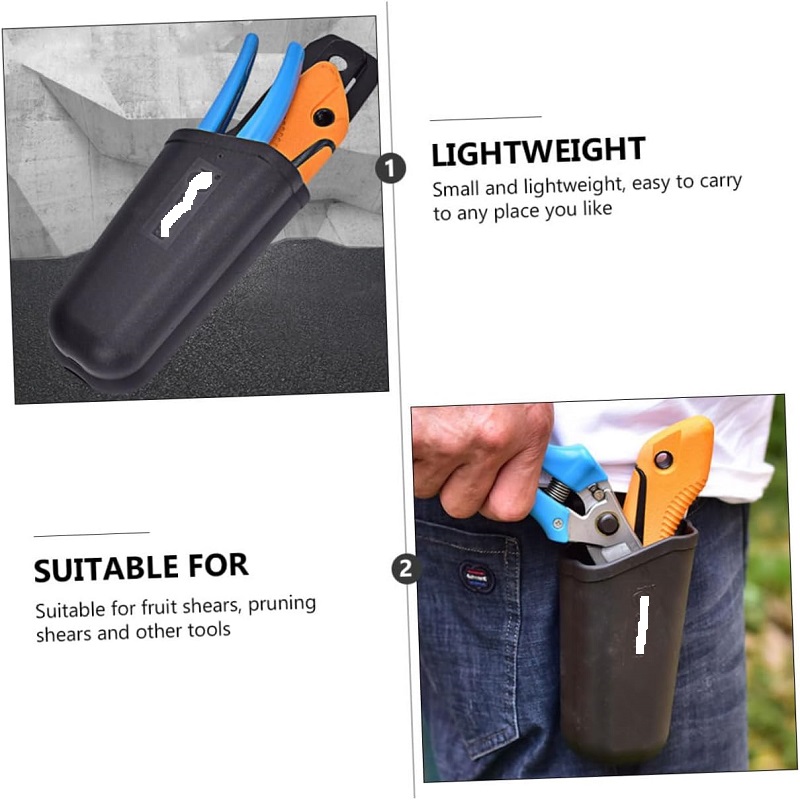 Rubber Tool Bag Garden Pruner Sheath Rubber Snap Sheath Rubber Shears Bag