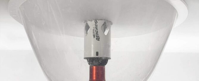 Silicone Chisel Guards Drill Hole Saw Silicone Dust Bowl for Installing Recessed Lights