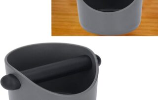 Silicone Coffee Knock Box Plastic Rubber Coffee Grind Disposal Dump Bin