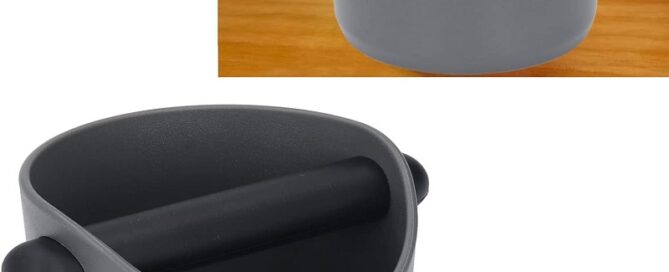 Silicone Coffee Knock Box Plastic Rubber Coffee Grind Disposal Dump Bin