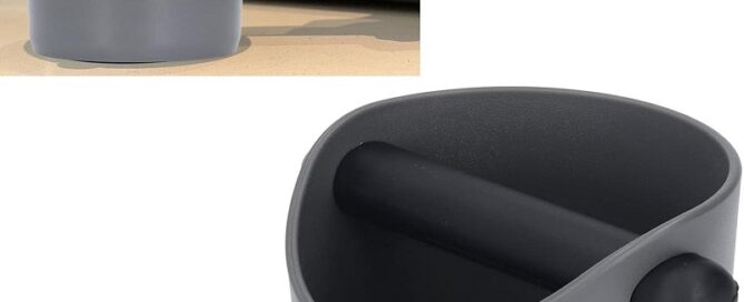 Silicone Coffee Knock Box Plastic Rubber Coffee Grind Disposal Dump Bin